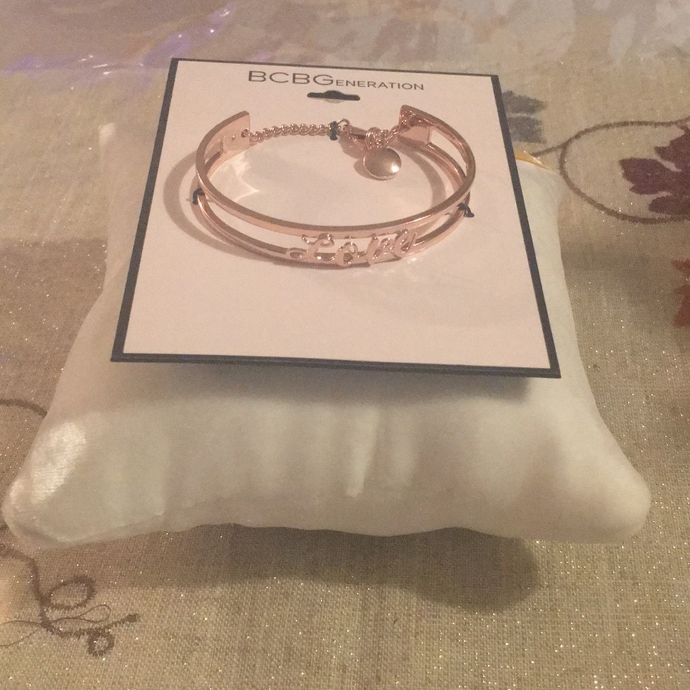 BCBGeneration Rose Gold Love bracelet
